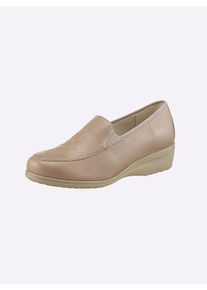 Witt Damen Slipper, beige, Gr&ouml;&szlig;e 39, 100% Glattleder