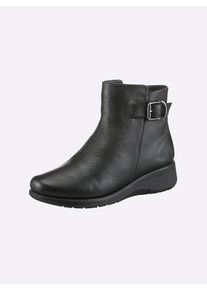 Witt Damen Stiefelette, schwarz, Gr&ouml;&szlig;e 39, 100% Glattleder