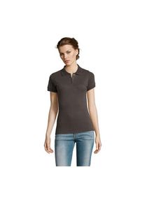 Werbeartikel PRIME DAMEN POLO 200g | dunkelgrau | mit Logo bedrucken