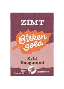 Birkengold Natur Kaugummi Zimt plastikfrei, 20 Dragees