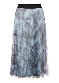 Peter Hahn Basler - Plissee-Rock zum Schlupfen, blau, Gr. 44, Kunstfaser