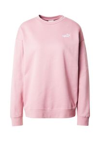 Puma Sportsweatshirt 'ESS No. 1' Damen, rosa / wei&szlig;, Gr&ouml;&szlig;e S