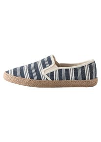 next, Hommes Espadrilles, bleu marine / blanc