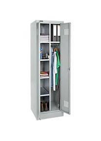Schäfer Shop Schäfer Shop Select Garderobenschrank MSG 18505i, Stahl, Drehriegelverschluss, B 530 x T 500 x H 1800 mm