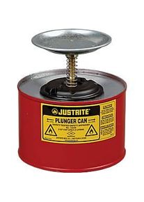 Justrite Sparanfeuchter asecos, aus Stahlblech PREMIUM Line, rot, ø 185 x H 187 mm, 2 l
