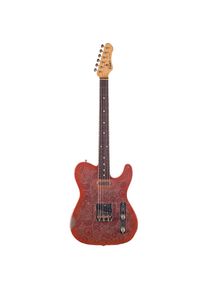 Haar Traditional T aged,Paisley Maroon E-Gitarre