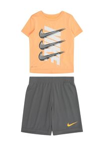 Nike Sportswear, Garçons Set, gris foncé / abricot / noir / blanc