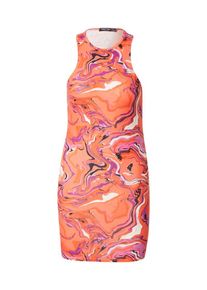 Nasty Gal, Femmes Robe, violet fonc&eacute; / orange / rose clair / noir / blanc
