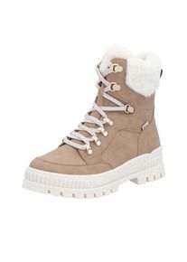 Rieker Schnürstiefelette 'Evolution' Damen, dunkelbeige / weiß, Größe 39