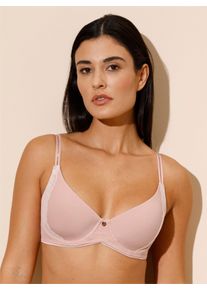 wäschepur Witt Damen Schalen-BH mit Bügel, puder, Größe 100C, 66% Polyamid, 34% Elasthan