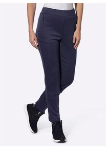 WITT Damen Thermoleggings mit weich angerauter Innenseite, marine, Größe 42, 97% Polyester, 3% Elasthan