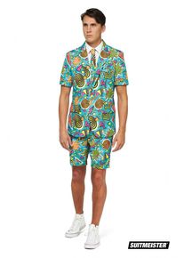 OppoSuits Suitmeister Sommer Anzug Retro Blue 90s Icons