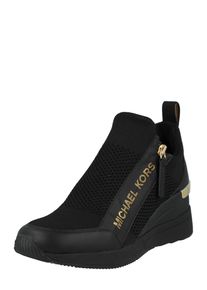 MICHAEL Michael Kors, Femmes Baskets hautes 'WILLIS', or / noir