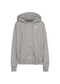 Nike Sportswear, Femmes Veste de survêtement, gris / blanc