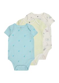 GAP, Garçons Barboteuse / body, bleu clair / jaune / noir / blanc cassé