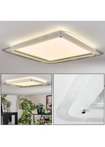 hofstein Ipres Deckenleuchte LED Silber, Weiß, 1-flammig