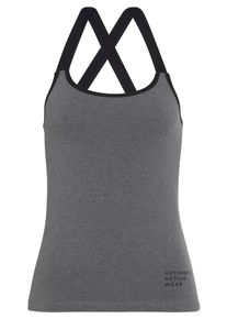 Vivance Top 'Active' Damen, graumeliert / schwarz, Gr&ouml;&szlig;e XL