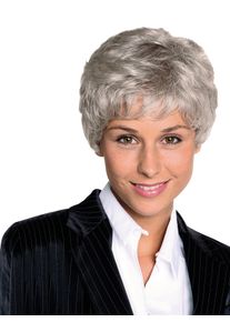 WITT Damen Perücke Sophia, hellgrau, Größe 0, 100% Sonstiges