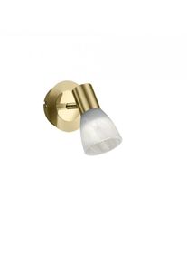 Trio Leuchten LEVISTO Wandspot LED Messing, 1-flammig
