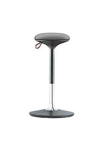 Steifensand Steh-/Sitzhocker S 300, höhenverstellbar, mehrdimensionales Bewegungs-Gelenk, Sitzhöhe 590-850 mm, grau