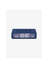 Lexon Reveil Flip Classic bleu fonce