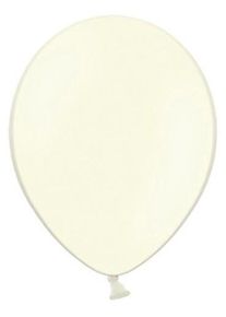 partydeco 100 ballons de fête crème 29cm