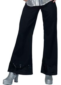 Funny Glamour Disco Fever Flares Black