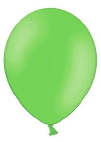 partydeco 100 ballons de fête vert pomme 25cm