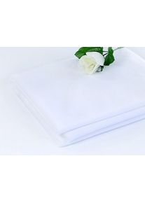 partydeco Elegante weiße Tischdecke 16x7m