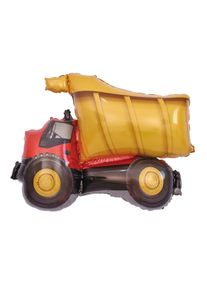 Autocarro con cassone ribaltabile per palloncini in alluminio da costruzione 82 x 69 cm