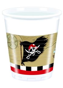 Procos 8 Abenteuer Piraten Becher 200ml