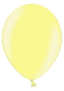 partydeco 100 palloncini in lattice giallo pallido 25 cm
