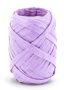 partydeco Nastro da regalo in rafia da 10 m lavanda