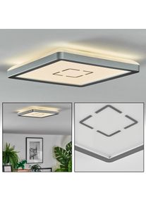 hofstein Simonstorp Deckenleuchte LED Silber, Weiß, 1-flammig