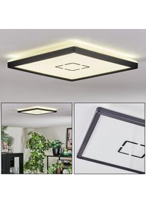 hofstein Simonstorp Deckenleuchte LED Schwarz, Weiß, 1-flammig