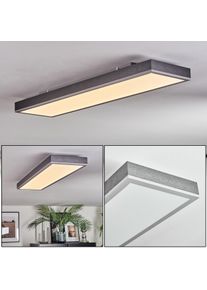 hofstein Salmi Deckenpanel LED Grau, Silber, 1-flammig