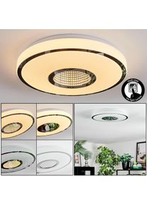 hofstein Loron Deckenleuchte LED Silber, Weiß, 1-flammig