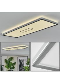 hofstein Simonstorp Deckenleuchte LED Silber, Weiß, 1-flammig