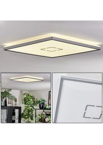 hofstein Simonstorp Deckenleuchte LED Silber, Weiß, 1-flammig