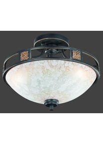 Trio Leuchten QUINTA Deckenleuchte Rostfarben, 3-flammig