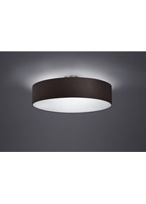 Trio Leuchten HOTEL Deckenleuchte Nickel-Matt, Schwarz, 3-flammig