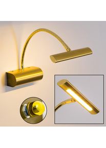 Trio Leuchten CURTIS Wandleuchte LED Messing, 1-flammig