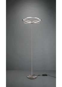 Trio Leuchten Charivari Stehleuchte LED Nickel-Matt, 1-flammig