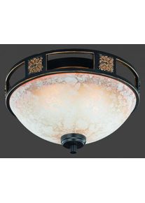 Trio Leuchten QUINTA Deckenleuchte Rostfarben, 2-flammig