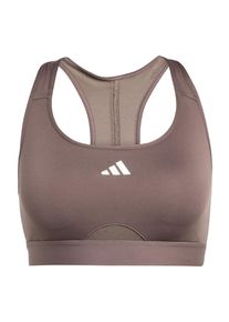 adidas Performance, Femmes Soutien-gorge de sport 'PWRCT', cappuccino / blanc