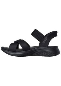 Skechers, Femmes Sandales 'ULTRA FLEX 3.0 - NEVER BETTER', noir / blanc cass&eacute;