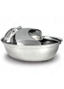Nobrand Raindrop Trinkbrunnen Edelstahl, 1,7 Liter