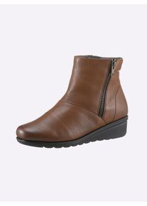 Witt Damen Stiefelette, cognac, Größe 40, 100% Glattleder