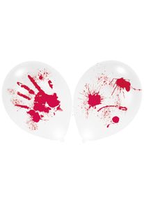 Amscan 4 Halloween LED Ballons Blutbad 27,5cm