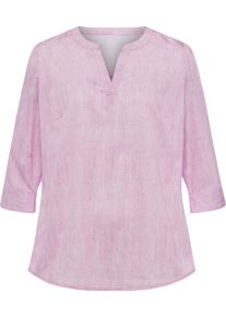 Damen Schlupfbluse orchidee-ecru-bedruckt